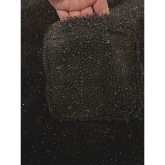 Women Within Plus Size 4X 34/36 Black Coat Button Down W/Hood Fall Winter Jacket - Picture 6 of 9